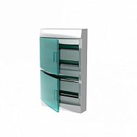 Распределительный шкаф Mistral41, 72 мод., IP41, навесной, термопласт, зеленая дверь |  код. 1SPE007717F1120 |  ABB